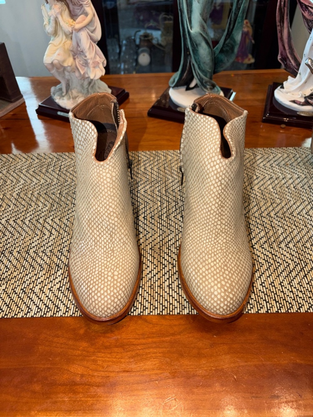 Freebirds by Steven White Snake Ankle Boots